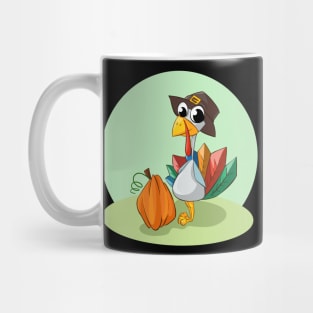 Happy Thanksgiving Cute Turkey Mug